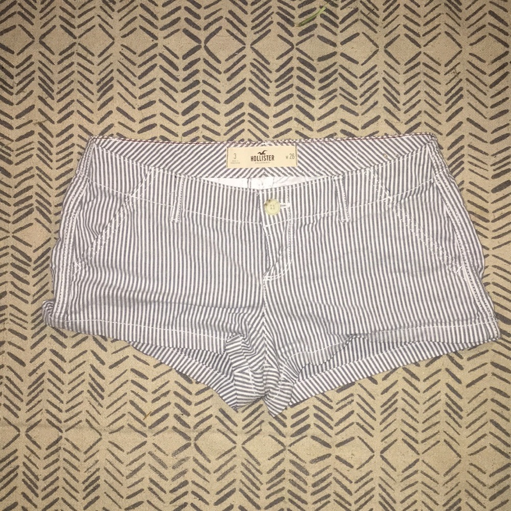 5 FOR $25 - Pinstripe hollister shorts